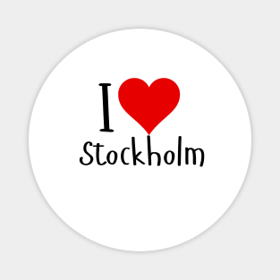 I Love Stockholm Magnet